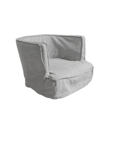 leeff by netty woody chair cover light grey