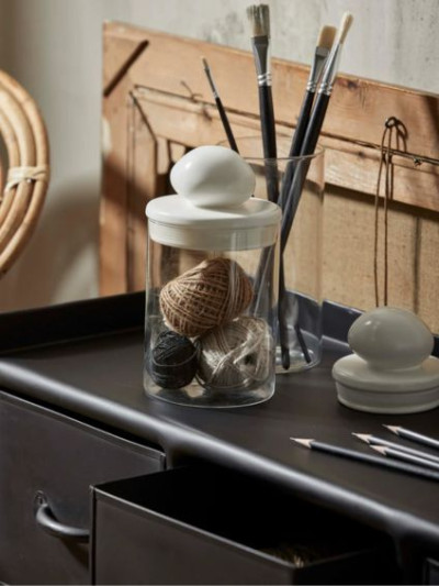 voorraadpot plum laag nordal interiors wit keramiek glas voorraadpot plum laag nordal interiors wit keramiek glas