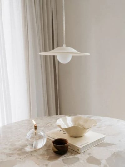 handgemaakte aardewerk hanglamp july