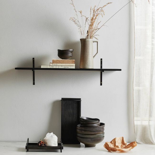 inez schaal nordal interiors zwart keramiek