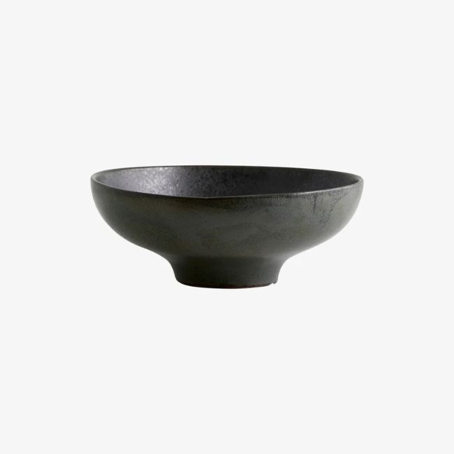 schaal inez zwart keramiek nordal interiors