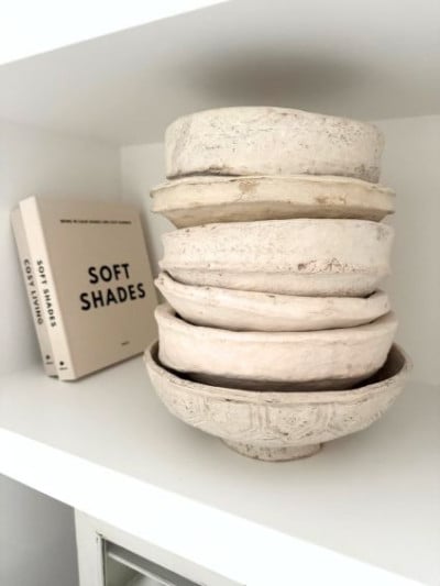 schaal papier mache schalen woonaccessoires decoratie strong desire
