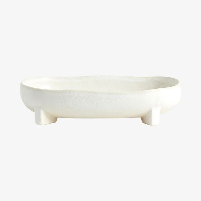 schaal pemba wit keramiek medium nordal interiors