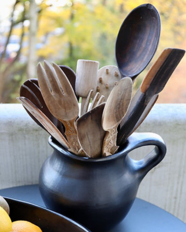 black pottery karaf waterkan pollepelpot pot voor keukengerei black pottery karaf waterkan pollepelpot pot voor keukengerei