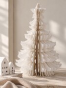 cotton mache kerstboom 76cm