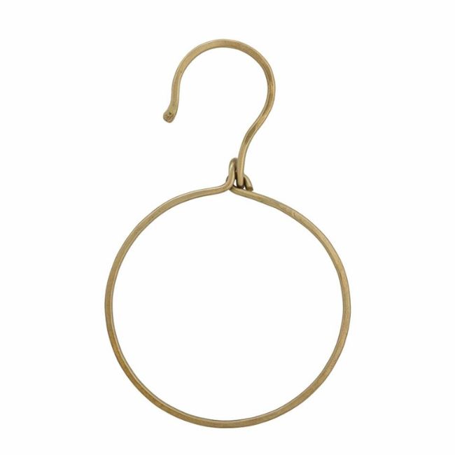 zigga hanger kleerhanger brass messing bloomingville