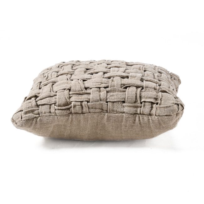 the linen crosier cushion cover natural