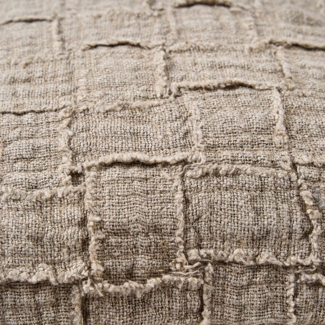 the linen damier cushion cover natural the linen damier cushion cover natural