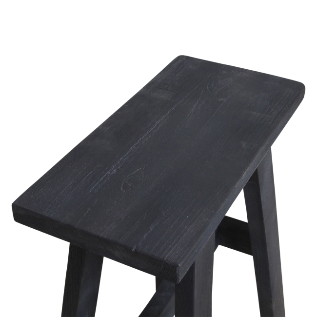 zwarte "bus stop" bankje medium 45x20x50 cm zwarte "bus stop" bankje medium 45x20x50 cm