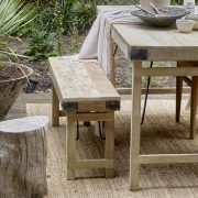 limewash inklapbare eetkamerbank fsc gerecycled hout 120 cm limewash inklapbare eetkamerbank fsc gerecycled hout 120 cm