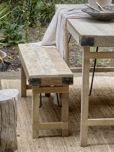 limewash inklapbare eetkamerbank fsc gerecycled hout 120 cm limewash inklapbare eetkamerbank fsc gerecycled hout 120 cm