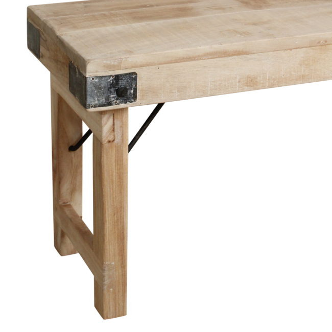 limewash inklapbare eetkamerbank fsc gerecycled hout 120 cm limewash inklapbare eetkamerbank fsc gerecycled hout 120 cm