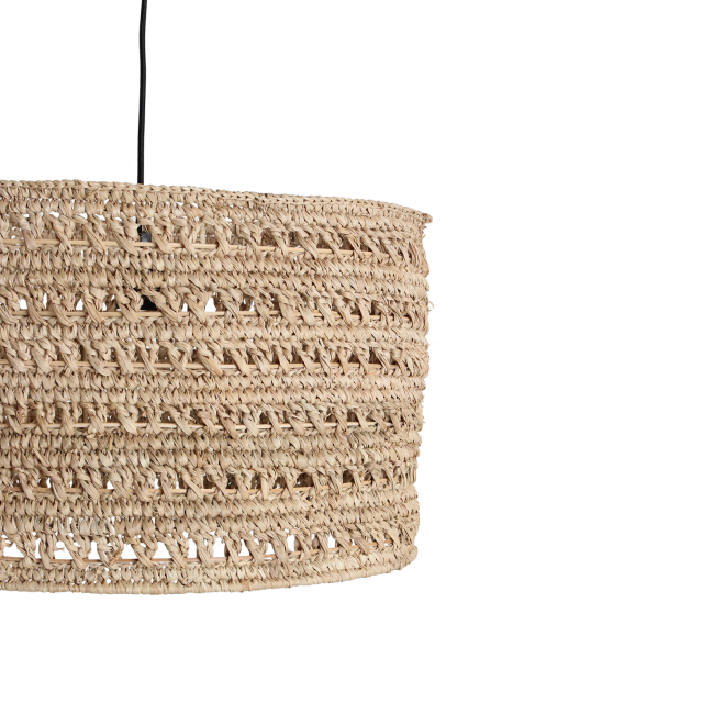 herba hanglamp van zeegras Ø 50x30 cm herba hanglamp van zeegras Ø 50x30 cm