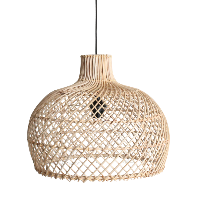 maze rotan hanglamp naturel Ø 42x36 cm maze rotan hanglamp naturel Ø 42x36 cm