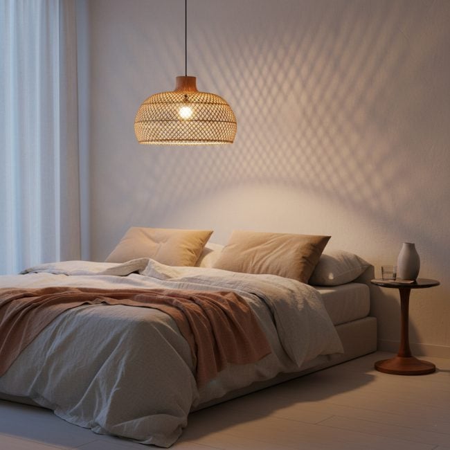 maze rotan hanglamp naturel Ø 57x36 cm