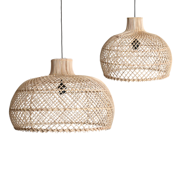 maze rotan hanglamp naturel Ø 57x36 cm