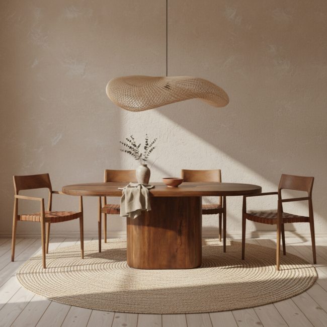 wave rotan hanglamp xl Ø90x22 cm