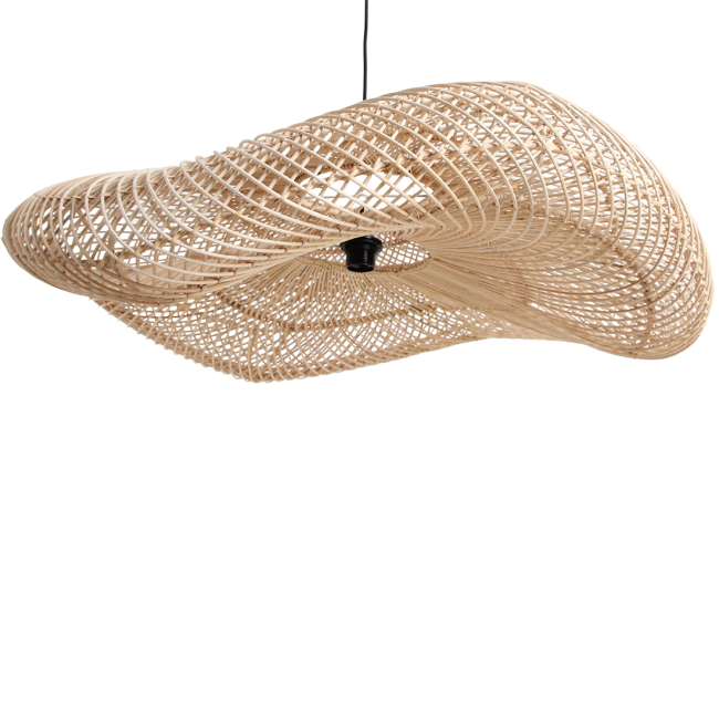 wave rotan hanglamp xl Ø90x22 cm