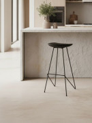 loft teakhouten barkruk zwart 41x42x77 cm loft teakhouten barkruk zwart 41x42x77 cm