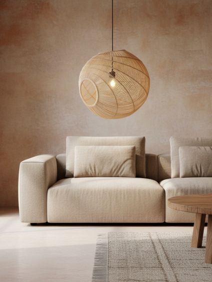 luna rotan hanglamp sphere 50x52x50 cm luna rotan hanglamp sphere 50x52x50 cm