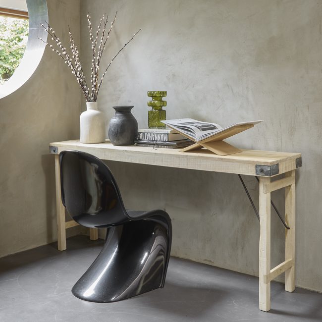 limewash opklapbare wandtafel/console tafel 170x40x76 cm limewash opklapbare wandtafel/console tafel 170x40x76 cm