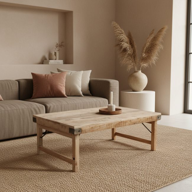 limewash inklapbare salontafel 120x75x45 cm limewash inklapbare salontafel 120x75x45 cm