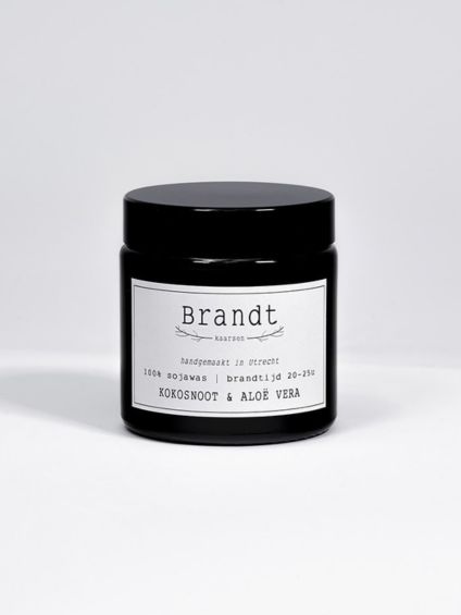 brandt sojakaars kokosnoot aloe vera handgemaakt