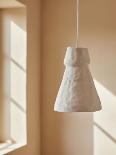 chalk hanglamp pugal 17x17x23,5 cm raw materials