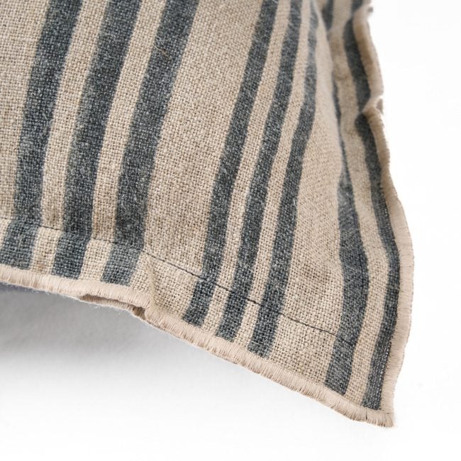 the nordic stripe cushion cover natural black 50x50 the nordic stripe cushion cover natural black 50x50