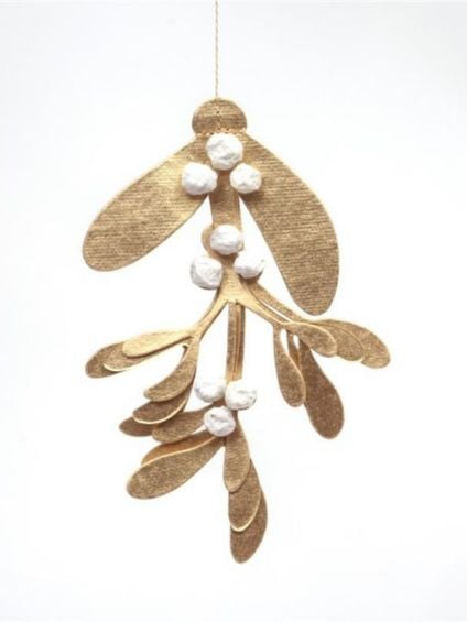 kerstdecoratie kersthanger house doctor ivory set 3 stuks