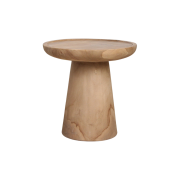 nero teakhouten bijzettafel ray natuurlijk teak
