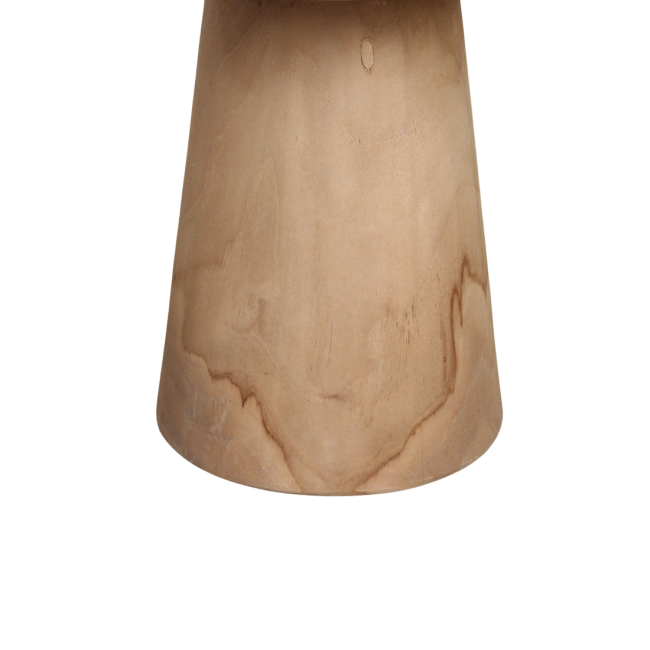 nero teakhouten bijzettafel ray natuurlijk teak