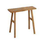 java carpenter bijzettafel/bankje gerecycled hout 40x17x50 cm