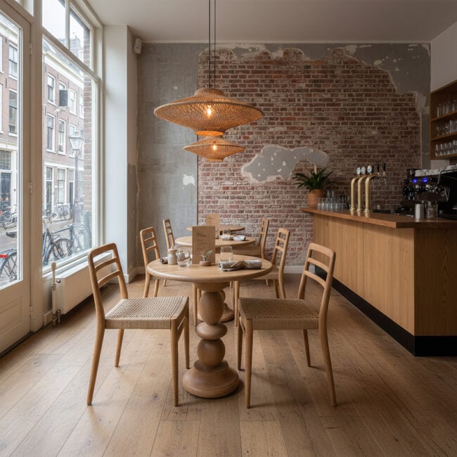 teakhouten bistro tuintafel Ø 69 cm teakhouten bistro tuintafel Ø 69 cm