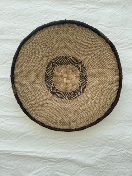 tonga binga mand 35cm model b naturel bruin wandhanger tonga binga mand 35cm model b naturel bruin wandhanger