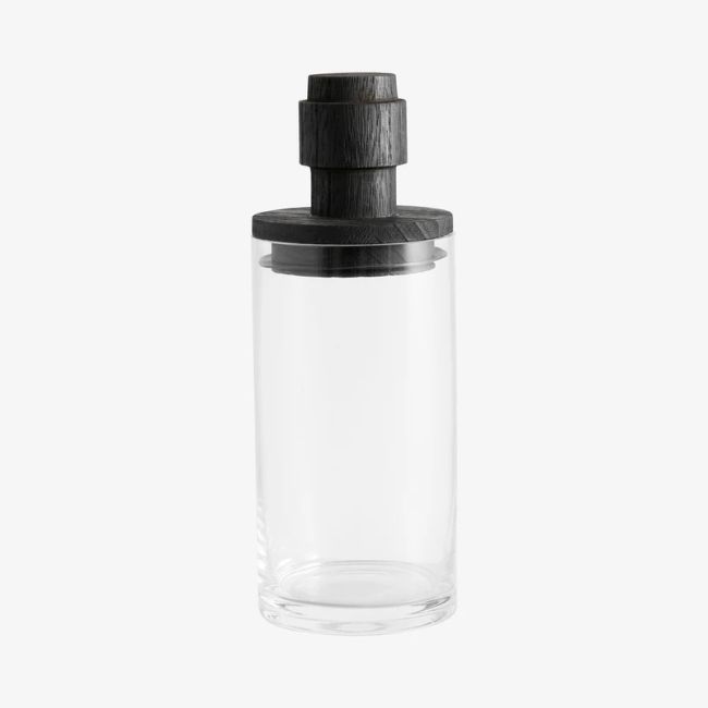 voorraadpot salvie glas hout zwart large nordal voorraadpot salvie glas hout zwart large nordal