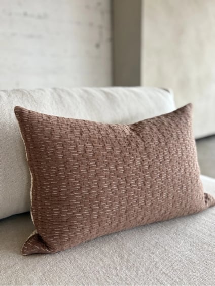 gewatteerd jacquard sierkussenhoes oliva