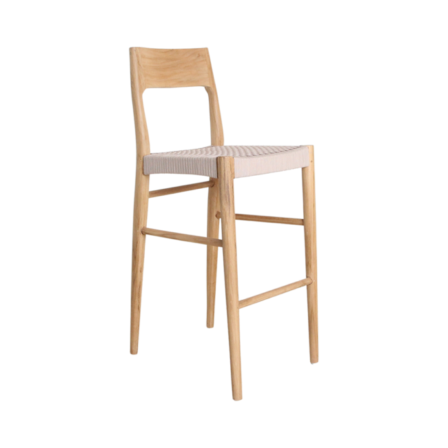 freya teakhouten barstoel outdoor