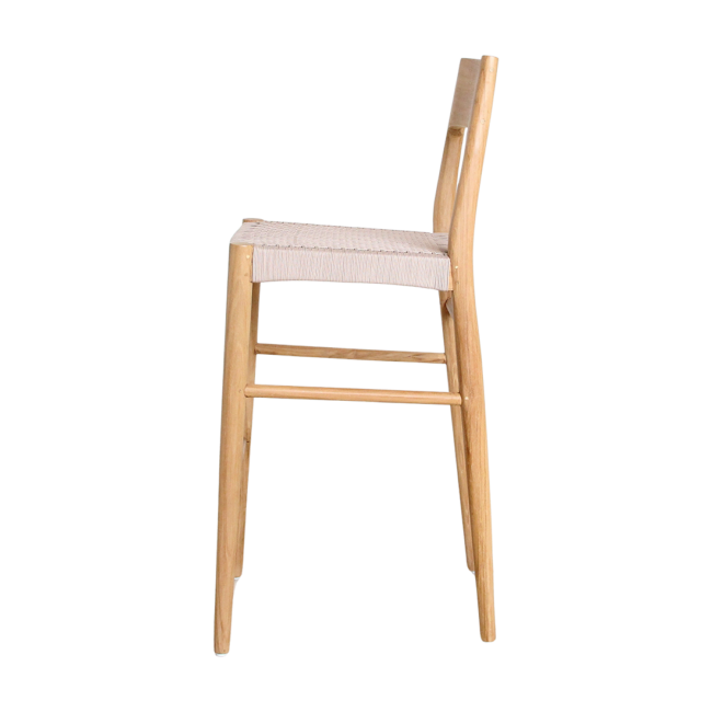 freya teakhouten barstoel outdoor