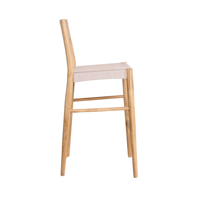 freya teakhouten barstoel outdoor