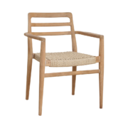 verano teak tuinstoel met armleuning naturel (set of 2) verano teak tuinstoel met armleuning naturel (set of 2)