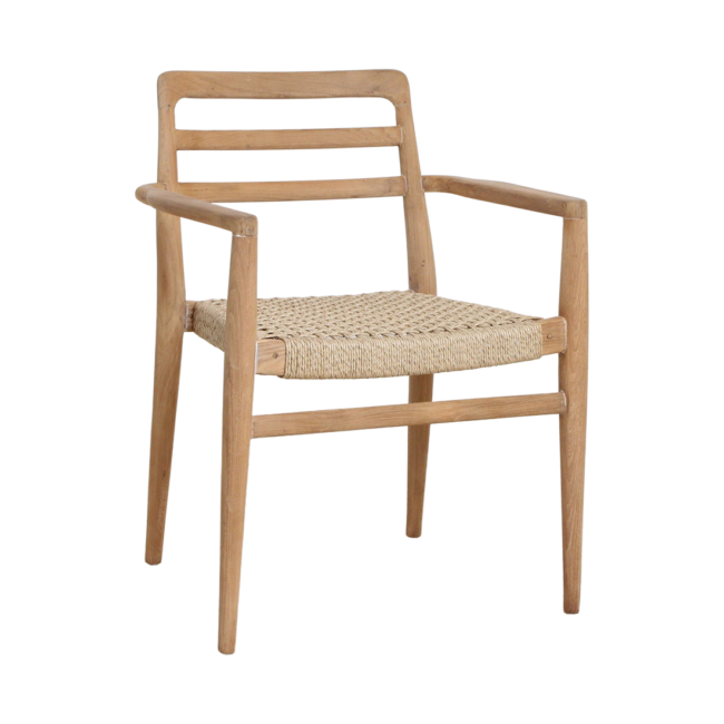 verano teak tuinstoel met armleuning naturel (set of 2) verano teak tuinstoel met armleuning naturel (set of 2)