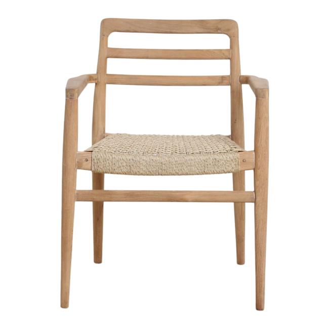 verano teak tuinstoel met armleuning naturel (set of 2) verano teak tuinstoel met armleuning naturel (set of 2)