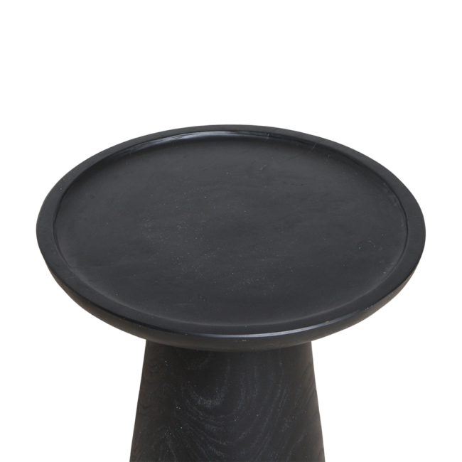nero teakhouten bijzettafel dusk zwart