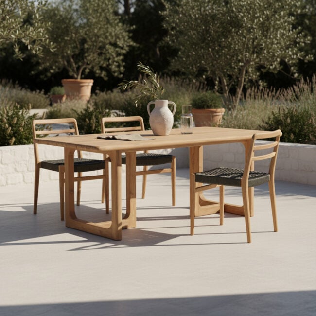 primavera teakhouten tuintafel 240 cm primavera teakhouten tuintafel 240 cm
