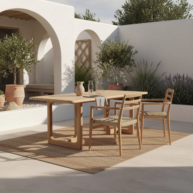 primavera teakhouten tuintafel 240 cm primavera teakhouten tuintafel 240 cm