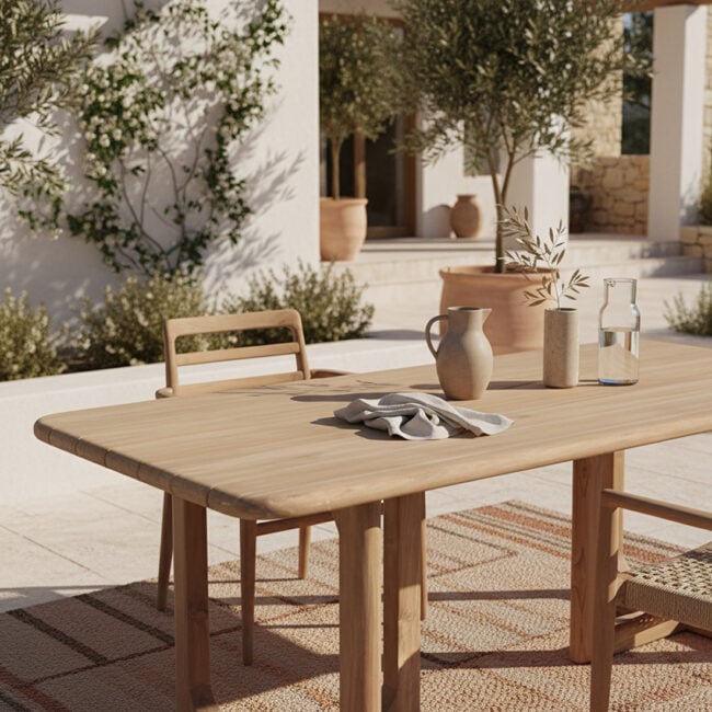primavera teakhouten tuintafel 240 cm primavera teakhouten tuintafel 240 cm