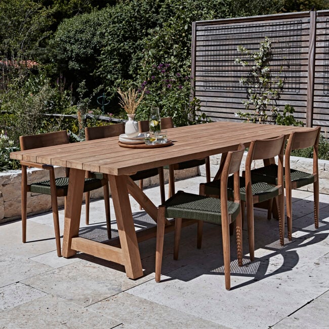 soleado teakhouten tuintafel 200 cm