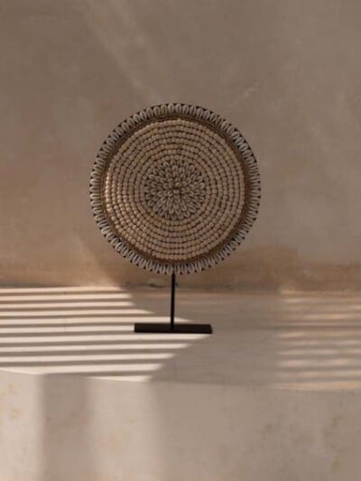 the shell martinique on stand natural white the shell martinique on stand natural white
