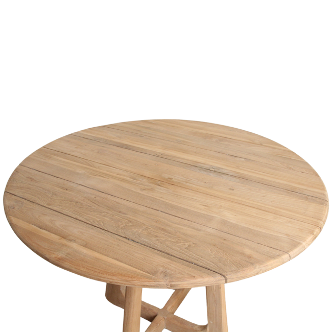 verano teakhouten ronde tuintafel Ø100 cm verano teakhouten ronde tuintafel Ø100 cm